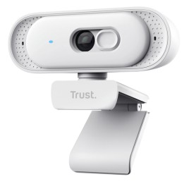TRUST WEBCAM 2K QHD 2560X1440p - FILTRO PRIVACY - TOMAR - BIANCO