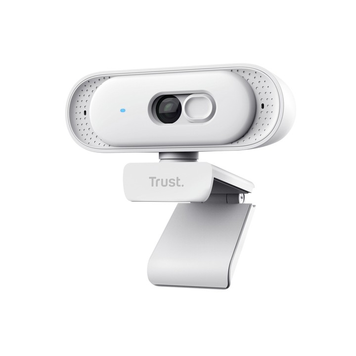 TRUST WEBCAM 2K QHD 2560X1440p - FILTRO PRIVACY - TOMAR - BIANCO