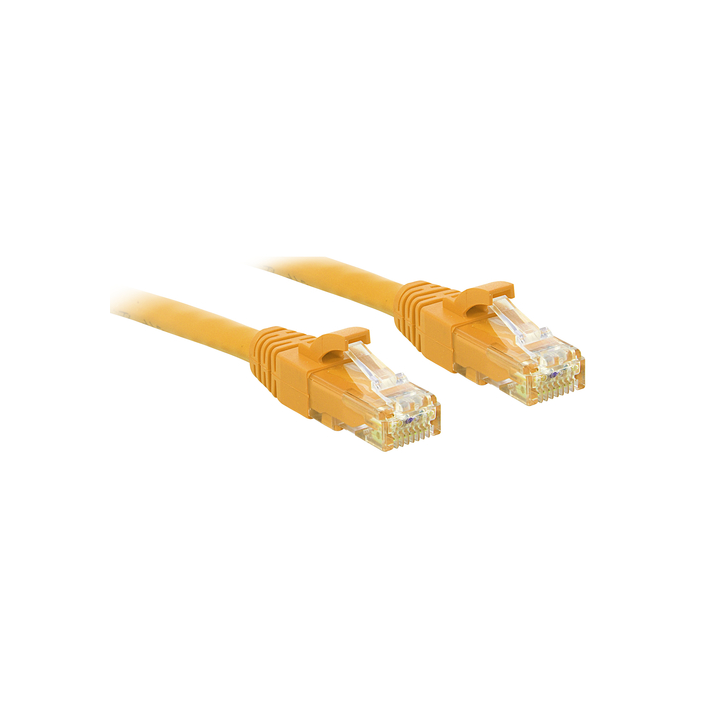 LINDY CAVO DI RETE U/UTP CAT.6 GIALLO, 0.3M