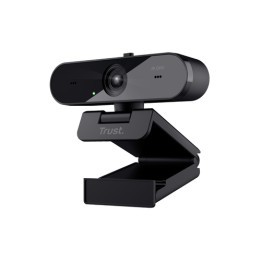 TRUST WEBCAM 2K QHD 2560X1440p - FILTRO PRIVACY - 85 PLASTICA RICICLA.