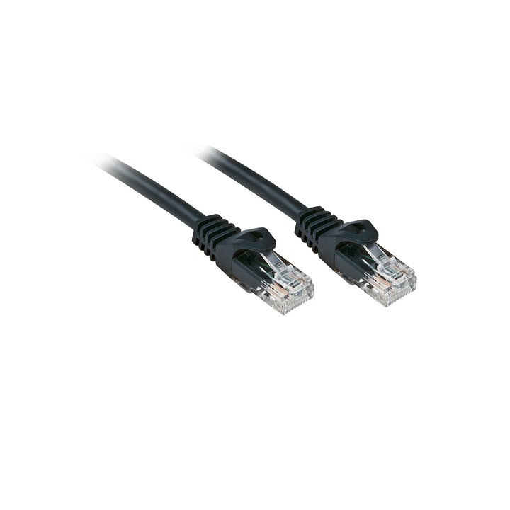 LINDY CAVO DI RETE CAT.6 U/UTP BASIC 1MT NERO