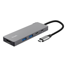 TRUST ADATTATORE DOCKING STATION MULTIPORT 5 IN 1, 1 HDMI 4K(60HZ), 1.
