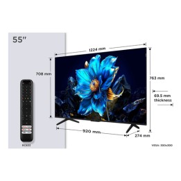 TCL SMART TV QLED 55" 4K