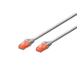 DIGITUS CAVO RETE UTP CAT 6 NON SCHERMATO MT 1 GRIGIO