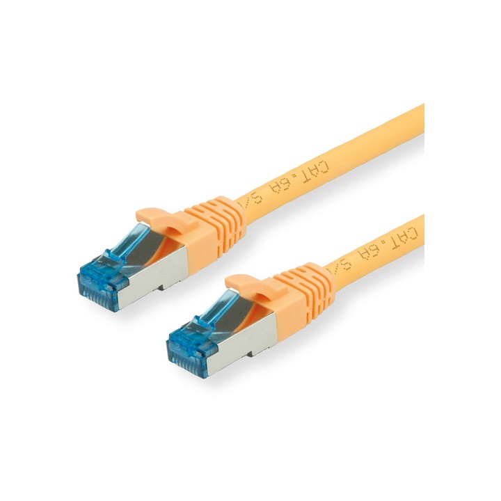 VALUE CAVO S/FTP (PiMF) PATCHCORD CAT 6A, CLASS EA, GIALLO, 1,5M