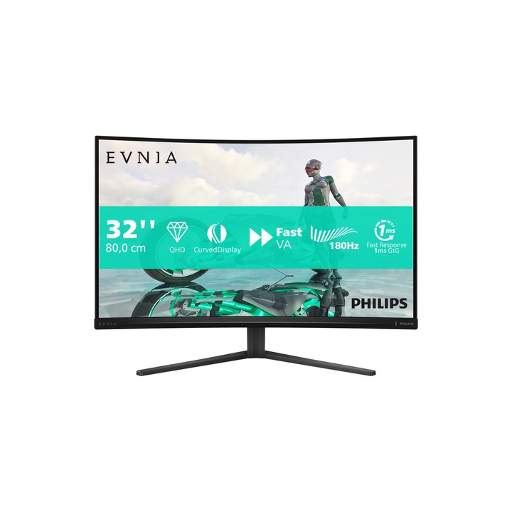 PHILIPS MONITOR GAMING CURVO 31,5 LED VA QHD 16:9 0,5 MS 300 CDM 180h.