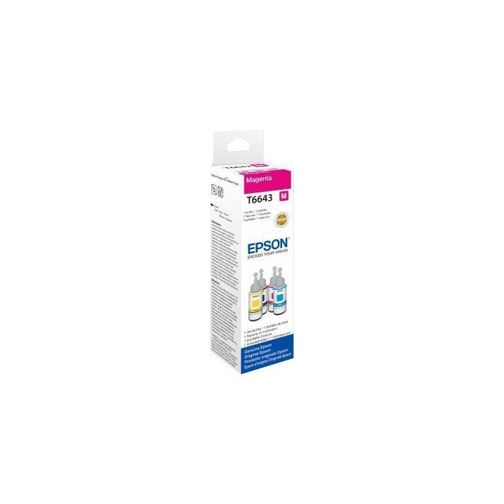 EPSON FLACONE INK MAGENTA 70ML PER SERIE L ECO TANK, T6641