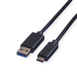 ROLINE GREEN CAVO USB3.2 GEN1, A - C, M/M, BLACK, 1M
