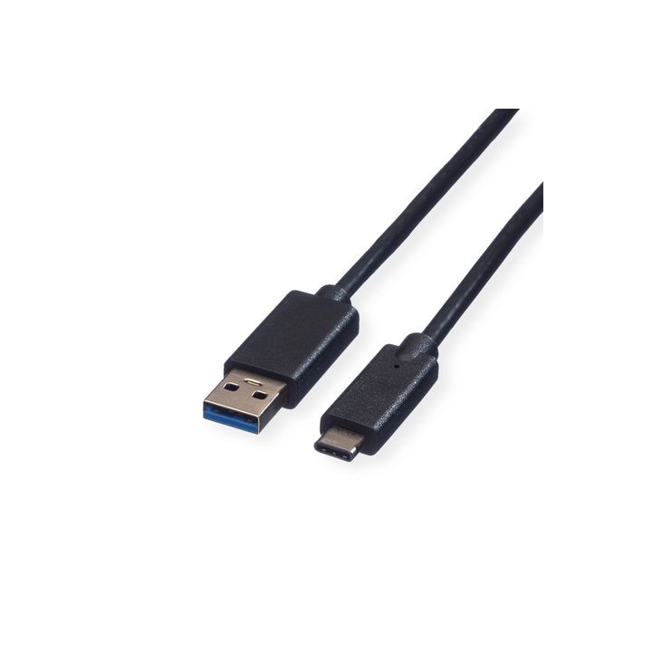 ROLINE GREEN CAVO USB3.2 GEN1, A - C, M/M, BLACK, 1M