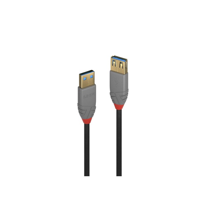 LINDY PROLUNGA USB ANTHRA LINE 3.0 TIPO A MASCHIO A A FEMMINA 2 MT TR.