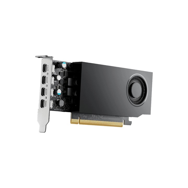 PNY VGA QUADRO RTX A400, 4GB GDDR6, 4x mDP, 3x mDP to DP adapter, 1x..