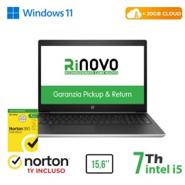 RINOVO NB HP REFURBISHED 450 G5 i5-7X00U DDR4 8GB SSD 512GB 15.6" No..