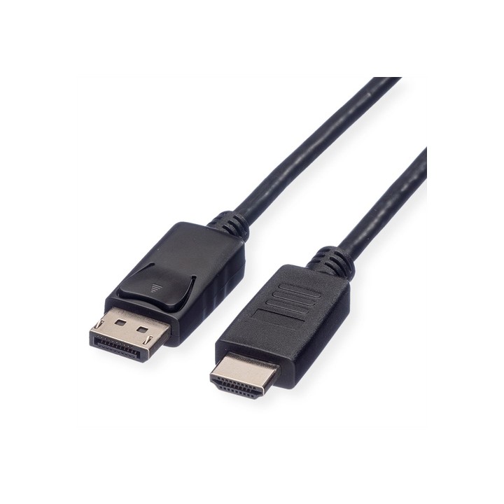 ROLINE GREEN CAVO DISPLAYPORT CABLE, DP - HDTV, M/M, BLACK, 2M
