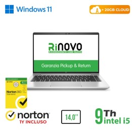 RINOVO NB HP REFURBISHED 840 G6 i5-8X00U DDR4 8GB SSD 256GB 14" CLOUD.