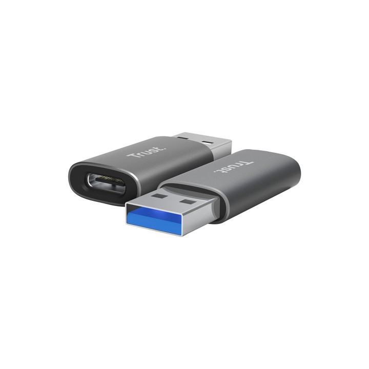 TRUST ADATTATORE CALYX USB-A TO USB-C, 2PACK