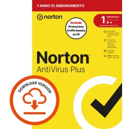 NORTON ANTIVIRUS PLUS 2026 -ANTITRUFFA- 1 DISPOSITIVO 12 MESI 2GB - I.