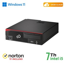 RINOVO PC FUJITSU REFURBISHED Esprimo D757-957 SFF i7-7X00 DDR4 8GB S.