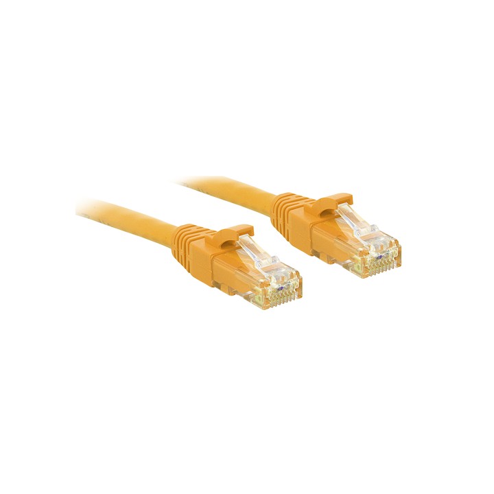 LINDY CAVO CAT.6 U/UTP GIALLO 1M