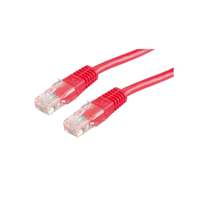 VALUE CAVO UTP PATCHCORD CAT.6/CLASS E, ROSSO, 10M