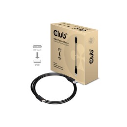 CLUB3D USB TYPE C 3.1 GEN 2 MALE (10GBPS) TO TYPE A MALE CABLE 1METER.