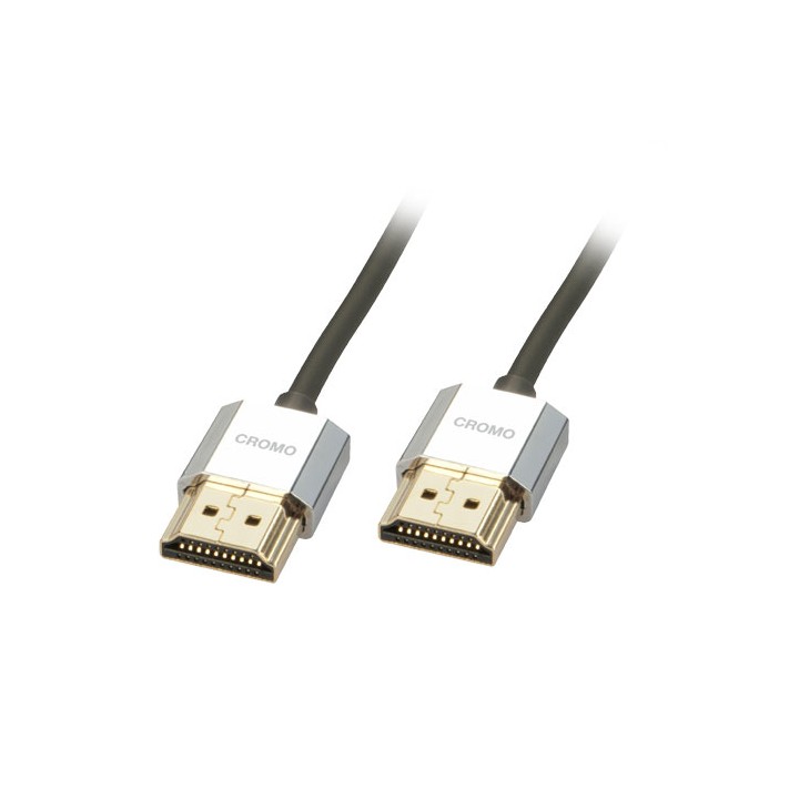LINDY CAVO SLIM CROMO HDMI A/A 1M