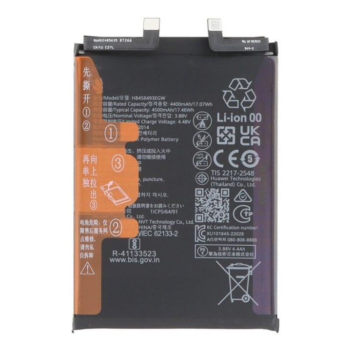 BATTERIA HB456493EGW PER HUAWEI NOVA 11 (FOA-AL00 FOA-LX9) / NOVA 10..