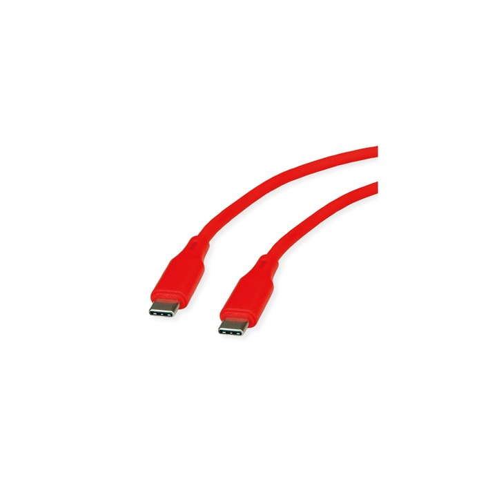 ROLINE CAVO USB COLORATO, 1M, ROSSO