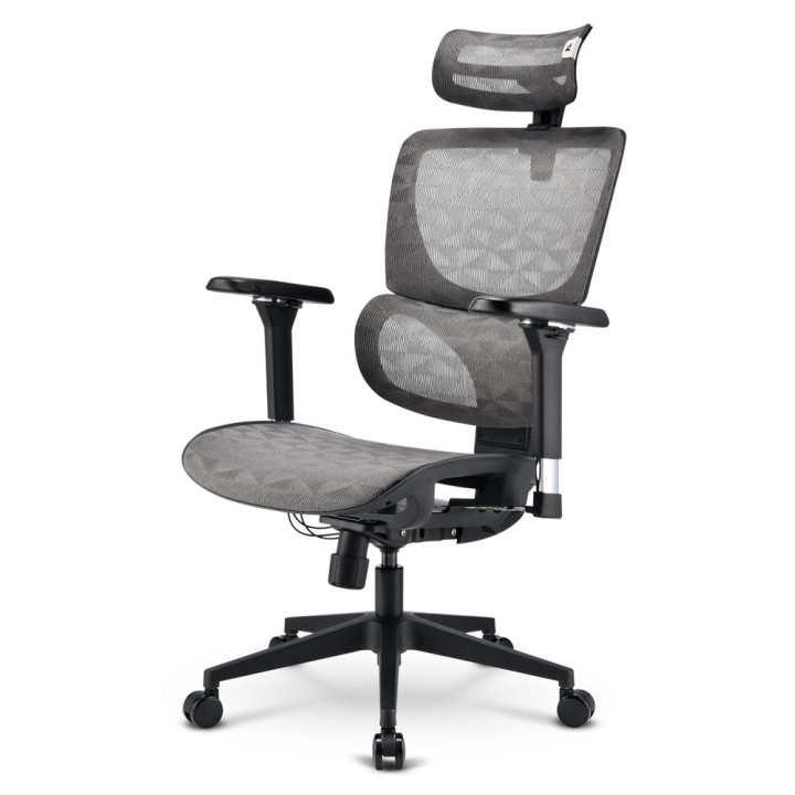 SHARKOON SEDIA OFFICE FABRIC SEAT BASE 4D ARMREST 5 HEIGHTS ADJUSTABL.