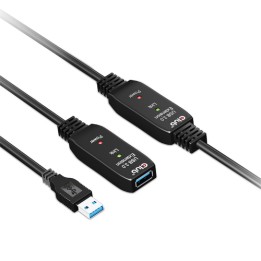 CLUB3D CAVO USB TYPE A GEN 1 ACTIVE REPEATER 10METER / 30FT SUPPORTS..