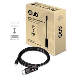 CLUB3D USB TYPE C TO DP 1.4 8K60HZ HDR 1.8M CABLE