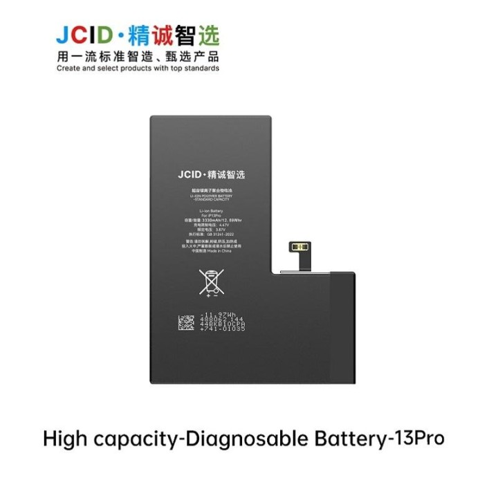 JCID BATTERIA DE GRANDE CAPACITA (3330 MAH) PER APPLE IPHONE 13 PRO 6.