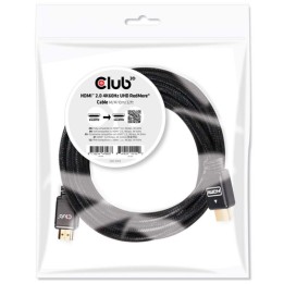 CLUB3D HDMI 2.0 MALE TO HDMI 2.0 MALE HIGH SPEED 4K60HZ UHD - REDMERE.