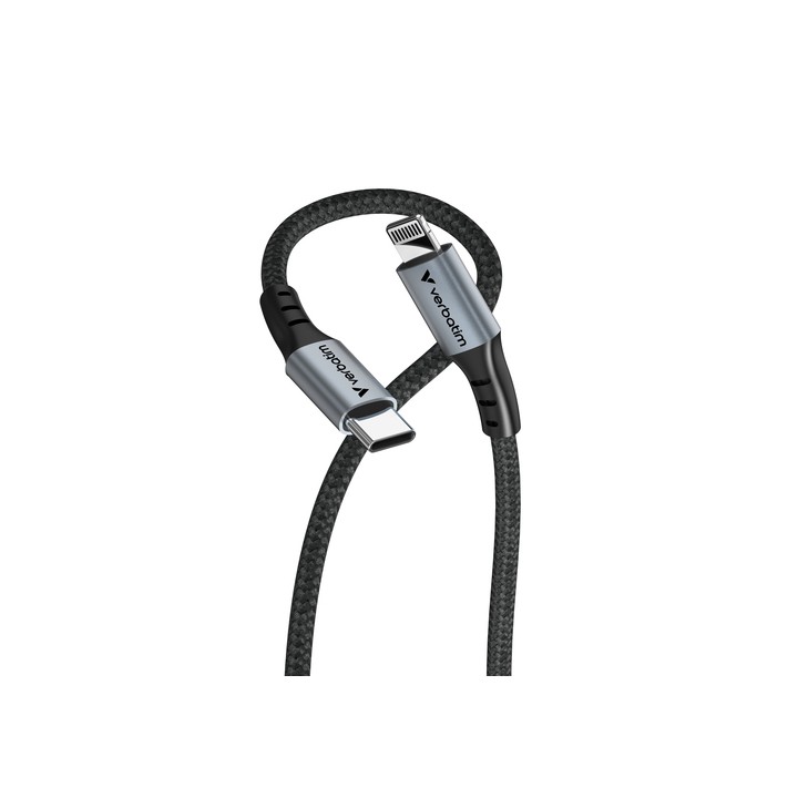 VERBATIM CAVO SYNC CHARGE CABLE USB-C TO LIGHTNING 120 CM