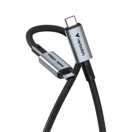 VERBATIM CAVO SYNC CHARGE CABLE USB-C TO USB-C 240W 40 GBPS 120 CM