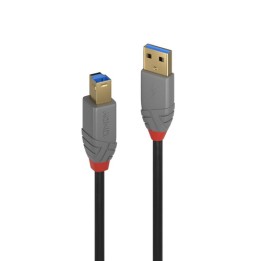 LINDY CAVO USB 3.2 TIPO A A B, 5 GBIT/S, ANTHRA LINE, 5M