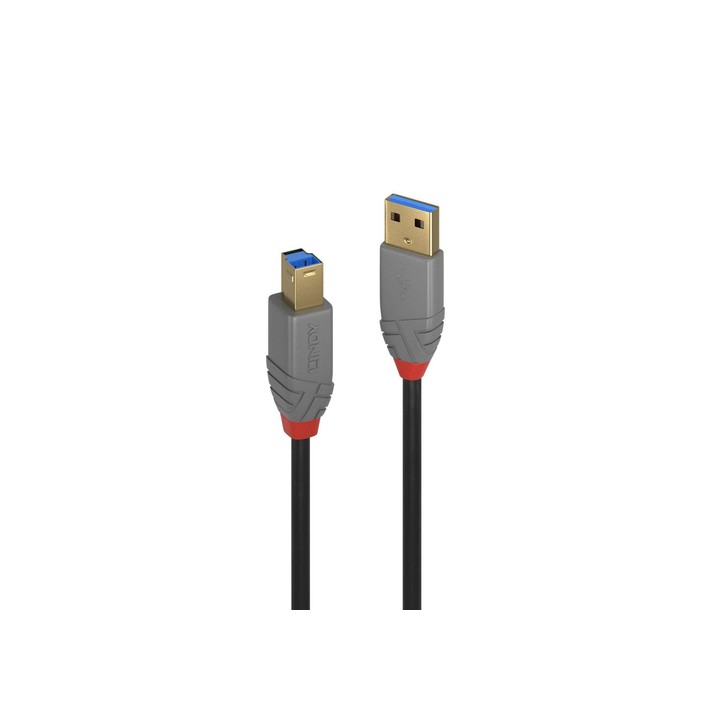 LINDY CAVO USB 3.2 TIPO A A B, 5 GBIT/S, ANTHRA LINE, 5M