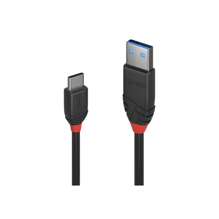 LINDY CAVO USB 3.1 TIPO C/A BLACK LINE 1M