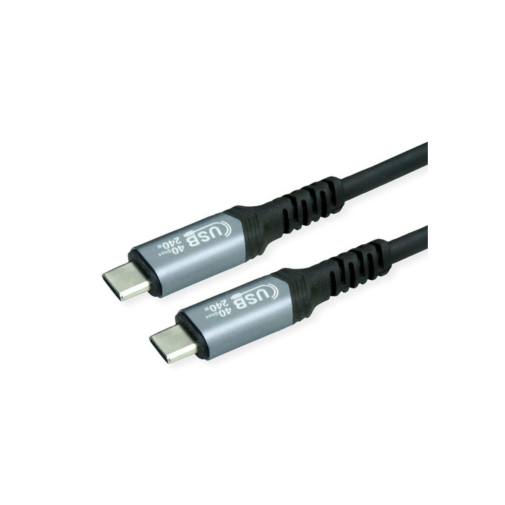 VALUE CAVO USB4 GEN3X2 (40GBIT/S), C - C, M/M, 240W, 0.8M