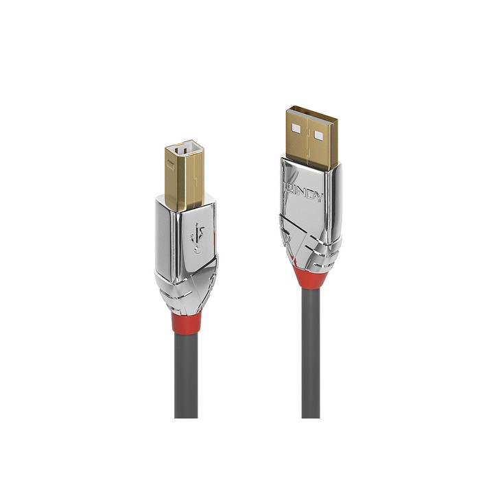 LINDY CAVO USB 2.0 A/B CROMO LINE 3M