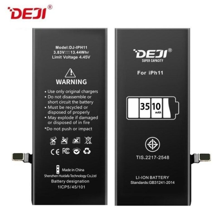 DEJI BATTERIA DE GRANDE CAPACITA (3510 mAh) PER APPLE IPHONE 11 6.1