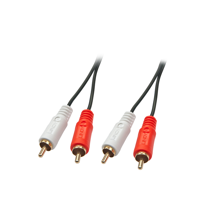 LINDY CAVO AUDIO STEREO 2X RCA MASCHIO/MASCHIO, 1M
