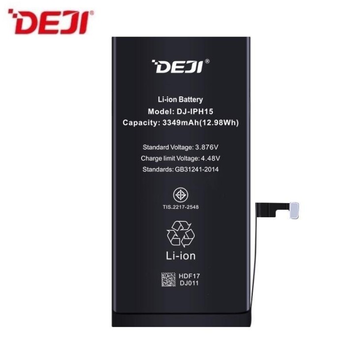 DEJI BATTERIA DE GRANDE CAPACITA (3520 mAh) PER APPLE IPHONE 15 6.1