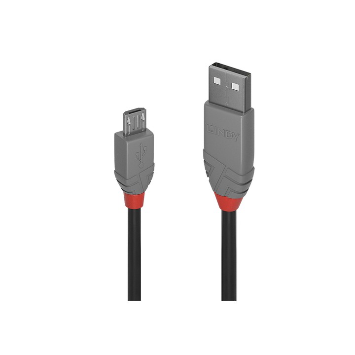 LINDY CAVO USB 2.0 TIPO A A MICRO B ANTHRA LINE, 0.5M