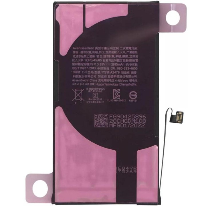 BATTERIA ORIGINALE A2479 PER APPLE IPHONE 12 6.1 / IPHONE 12 PRO 6.1..