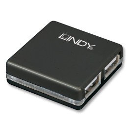 LINDY MINI HUB USB 2.0 4 PORTE