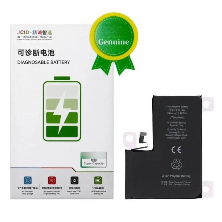 JCID BATTERIA DE GRANDE CAPACITA (4790 mAh) PER APPLE IPHONE 14 PRO M.