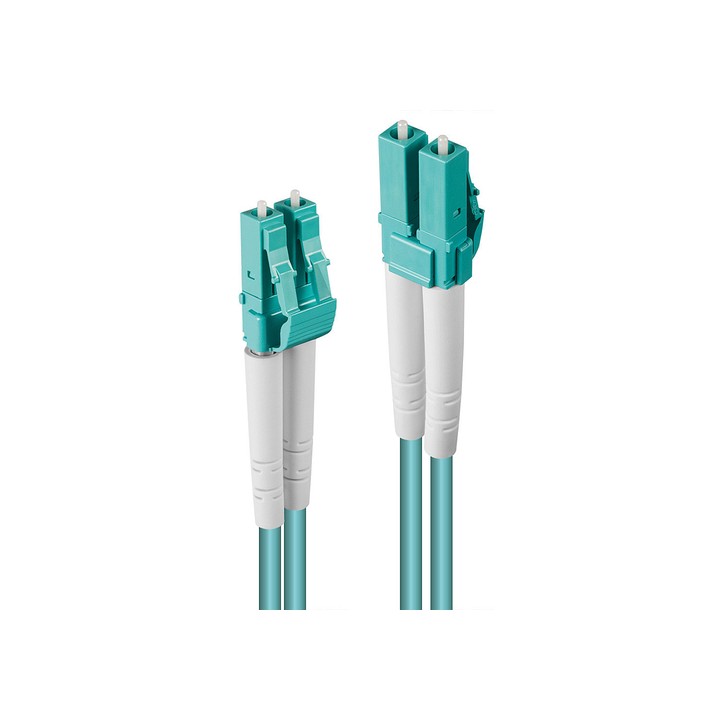 LINDY CAVO IN FIBRA OTTICA DUPLEX LC/LC OM3 50m