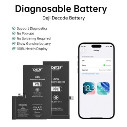 DEJI BATTERIA DE GRANDE CAPACITA (3510 mAh) PER APPLE IPHONE 14 PRO 6.