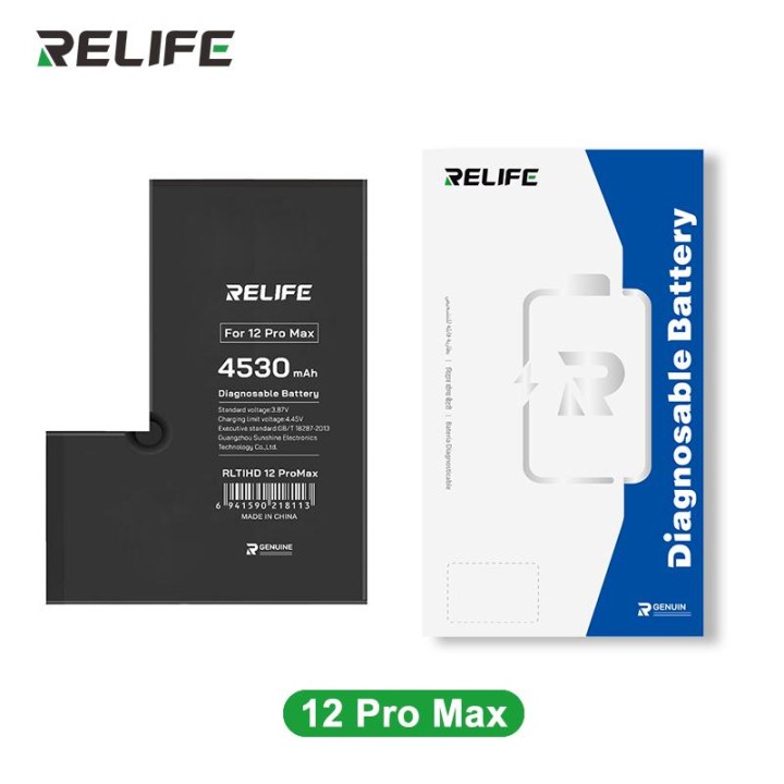 RELIFE BATTERIA DE GRANDE CAPACITA (4530 mAh) PER APPLE IPHONE 12 PRO.