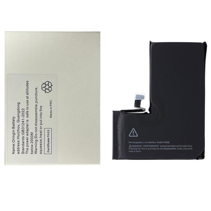 BATTERIA DE GRANDE CAPACITA (3350 mAh) PER APPLE IPHONE 13 PRO 6.1 (D.